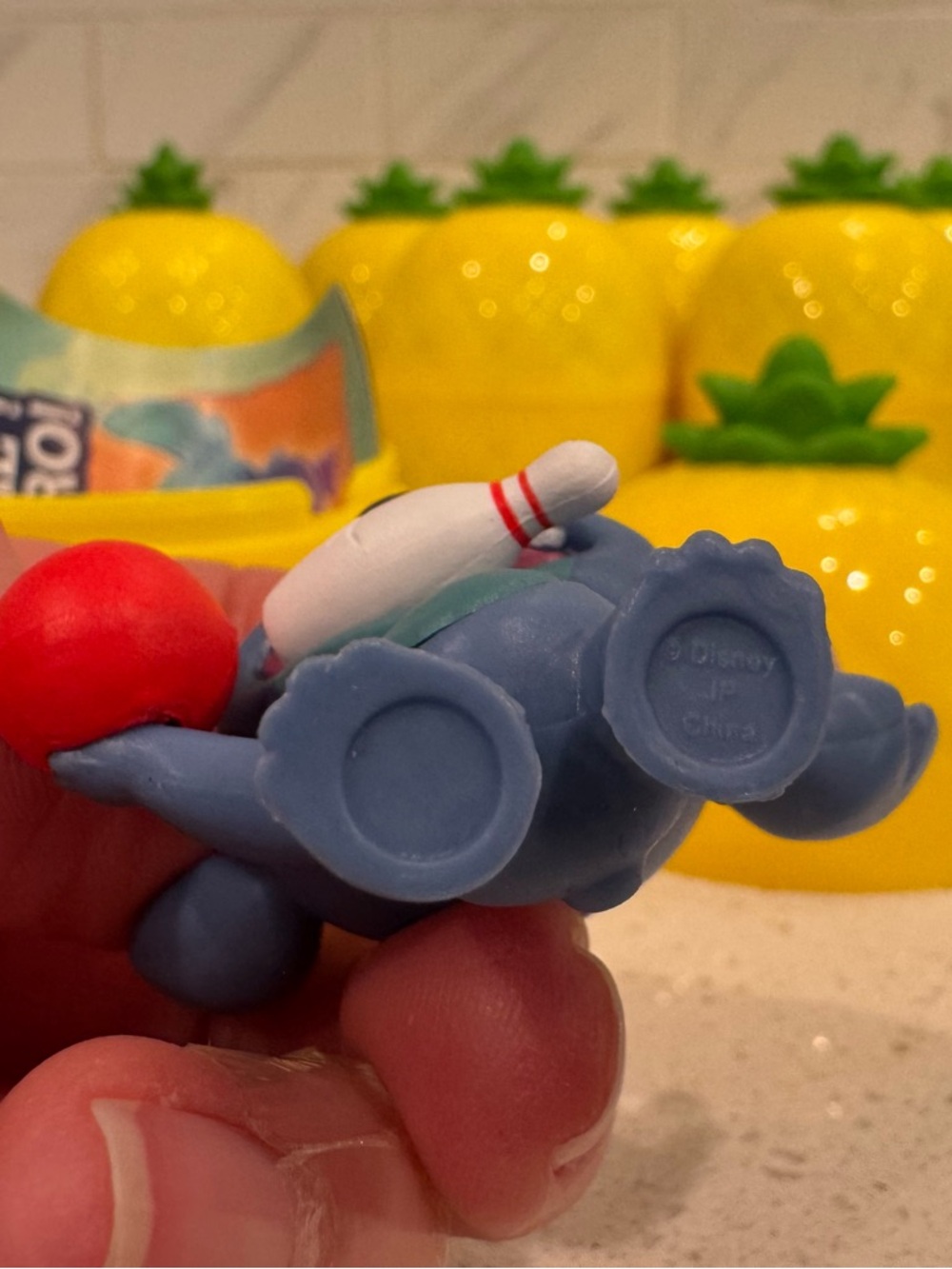 Disney Stitch Bowling 2” Figurine from Pineapple Mystery Collection - Picture 5 of 9